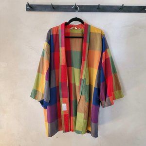 Vintage Plaid Cotton Jacket